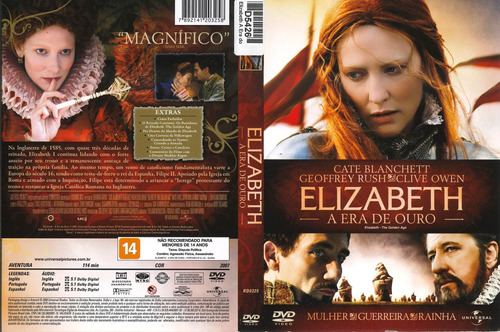 Dvd  Elizabeth A Era De Ouro Usado