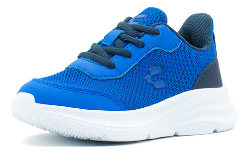 Tenis Para Niño Charly Textil Suela Eva Color Azul Rey