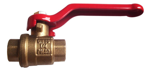 Llave Bola Pn40 Bronce 1/4 (ht1221)