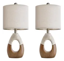 Comprar Lámparas De Mesa Boho Oyears, Diseño Rústico, Set De 2
