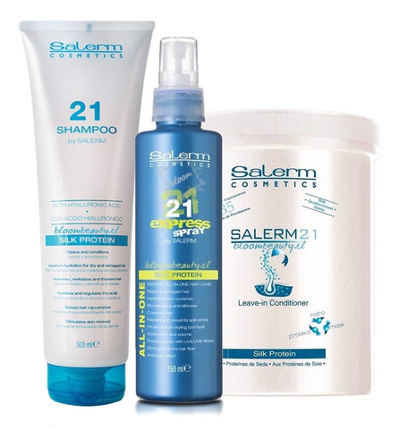 Salerm 21 Kit Shampoo + Express + Crema 1000 Ml