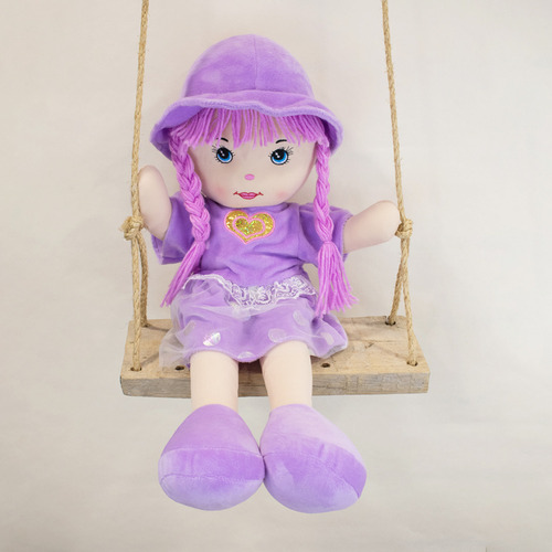 Muñeca Pepona Grande De Tela Sara 55 Cm Plushy