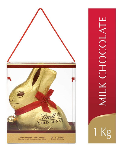 Lindt Bunny Gold Oro Conejo Gigante Chocolate Con Leche 1kg