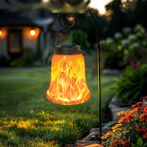 Luces Solares Mejoradas En Forma De Hongo Para Jardín, Imper