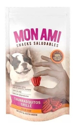 Snack Mon Ami Premium Saludable 100% Natural P/ Perros 75 Gr