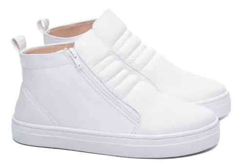 T nis Botinha Feminino Casual Com Z per Sem Cadar o Confort