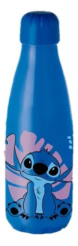 Garrafa Squeeze Disney Stitch Azul 600 Ml