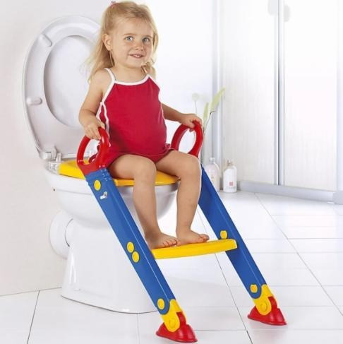 Imagen 2 de 10 de Adaptador De Inodoro Para Niños Escalera + Asiento