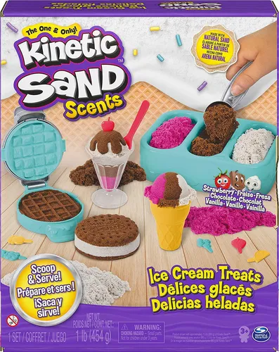 Arena Mágica Kinetic Sand Fabrica De Helados Y Postres