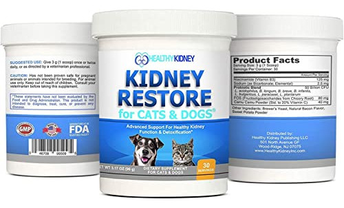 Cat And Dog Kidney Support, Natural Renal Supplements Y3zbn