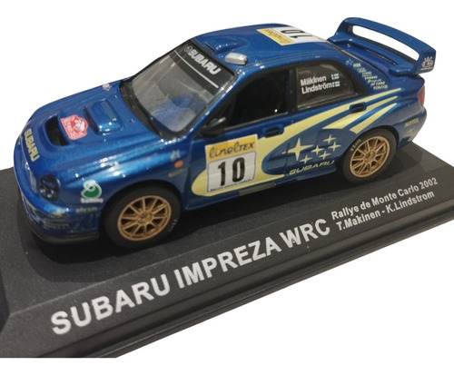 Subaru Impreza Wrc 1/43 Rally Monte Carlo Coleccion Makinen
