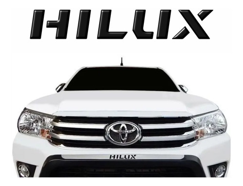 Adesivo Parachoque Compatível Toyota Hilux 2016/2018 Emblema