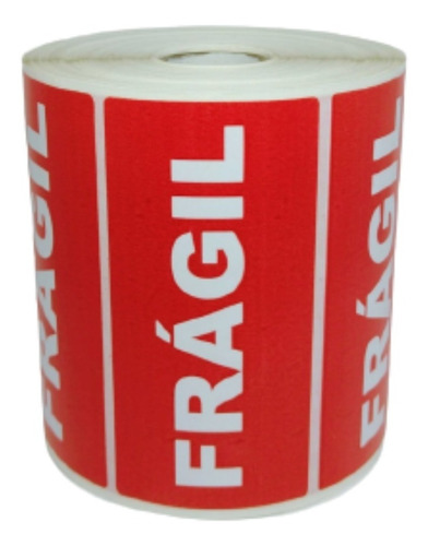 Etiqueta Selo Fragil 100x50 - 1000 Unidades