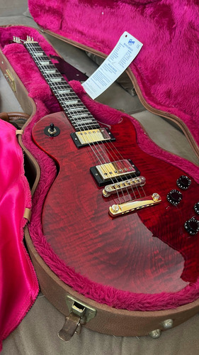 Gibson Plus.. 9,9k Pix. Prs Tonex Kemper Fender Epiphone Destro Vermelho Madeira De Bordo (Usado)