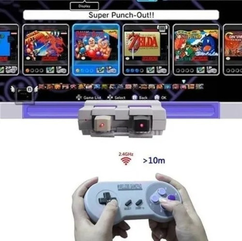 Imagen 3 de 3 de Joystick Inalambrico Snes+usb Compatiblepc Raspberry Androi