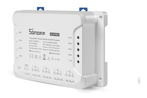 Interruptor Inteligente Sonoff 4ch Pro R3 Rf433 Wifi