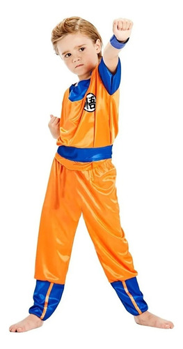 Disfraz Goku Dragon Ball Z Cosplay Niños Licencia Original