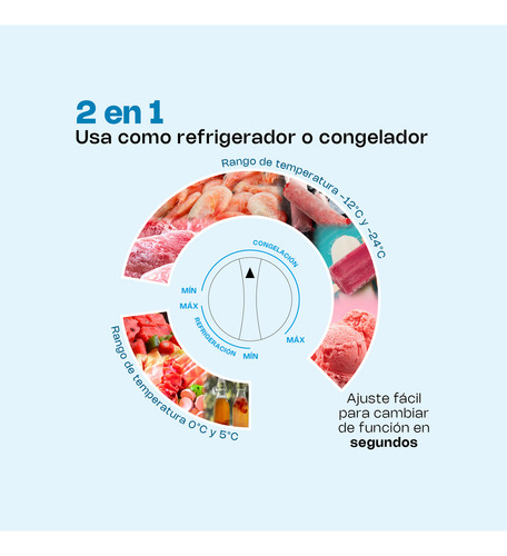 Congelador Horizontal Congeco-10 Rhino Color Blanco