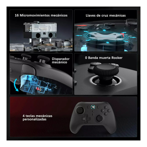 Control Para Nintendo Switch Inalámbrico Larga Duración