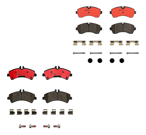 Balatas (cerámica) Delanteras + Traseras Sprinter 07/08