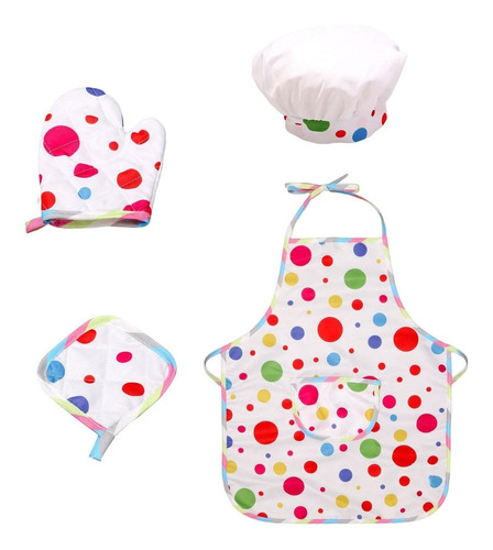 Fun Kids Cooking Baking Set Pretend Role Play Kit Para 3 4 5