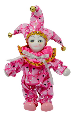 Muñeca Arlequín, Linda Muñeca Triangular, Hecha A Mano,