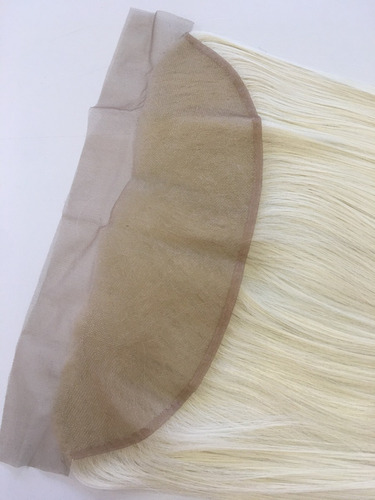 Prótese Capilar Sintético Orgânico Front Lace Clousure 50cm