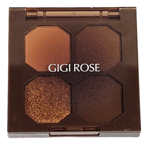 Gigirose Paleta De Sombras Para Ojos 4 Tonos Marrón Mate