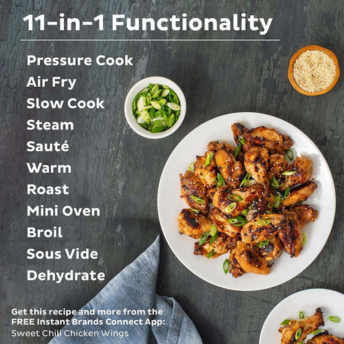 Olla A Presión Instant Pot, Con Función De Freidora De Aire