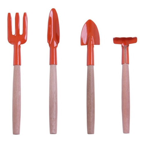 Conjunto Jardinagem 4 Peças Tramontina Para Vasos Pequenos