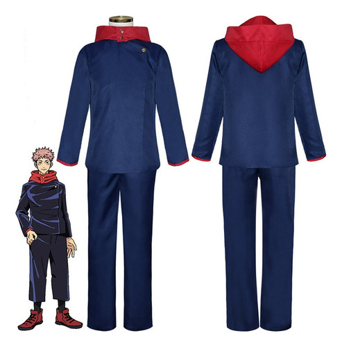 Disfraz De Itadori Yuji Jujutsu Kaisen Cosplay Uniforme De Fiesta