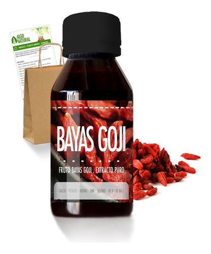 Extracto Concentrado Bayas Goji - Antioxidante - 30/60 Dias