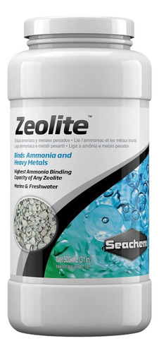 Seachem Zeolita 500ml Elimina Amoniaco Y Metales Pesados