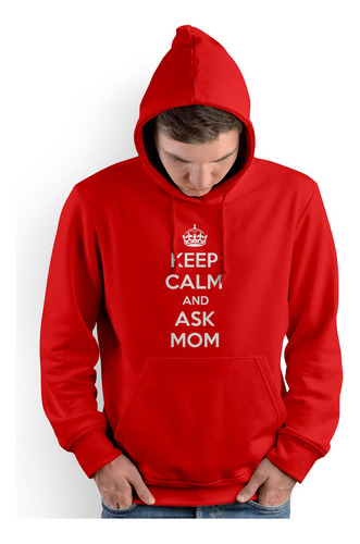 Polera Cap Keep Calm And Ask Mom (d1104 Boleto.store)