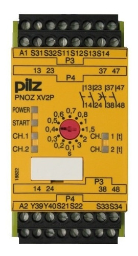 Relevador Pnoz Xv2 P 3/24vdc 2n/o 2n/o Pilz 777502