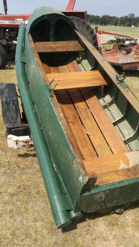 Aluminio Y Madera Bote Y Carro