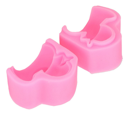 Moldes Para Fondant, 2 Unidades, Con Forma De Pato Rosa, Con