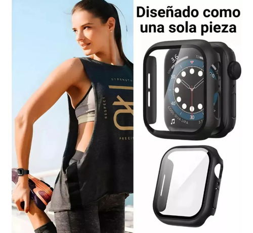 Protector Apple Watch 45mm Protector + Vidrio
