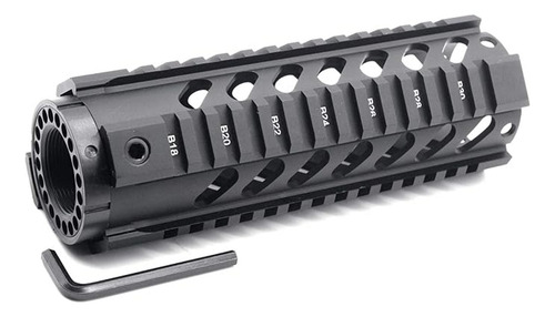 Handguard 7 Polegadas Full Metal T4 M4 Ar15 M16 P/ Airsoft