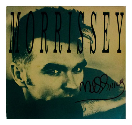 Disco Vinyl Firmado Por  Morrissey Álbum  Piccadilly Palare 