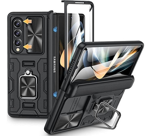 Vego Para Z Fold 4 Case, Galaxy Z Fold 4 Case Con Cubierta D