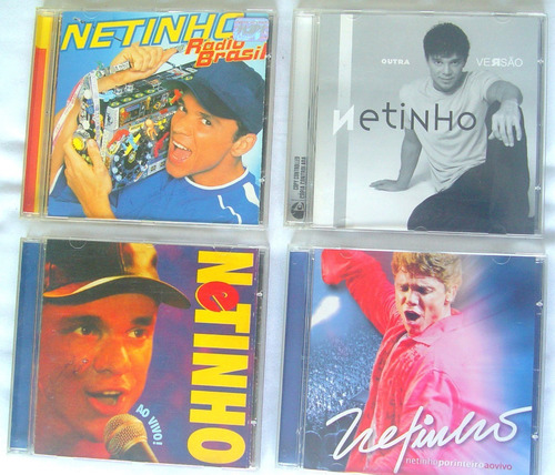Oito Cds Do Cantor Baiano Axé Music Netinho (leia Descrição) (Usado)