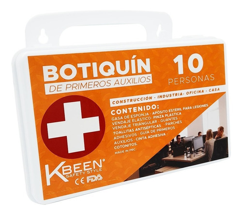 Botiquin Kbeen 10 Personas