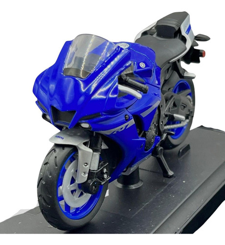 Yamaha Yzf R1 2021 Azul - Escala 1:18