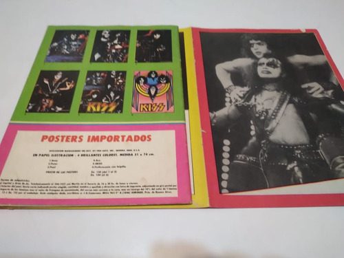 Póster Y Revista Kiss 1984 De Colección!! (Usado)