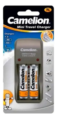 Kit Cargador Aa Aaa 9v + 2 Pilas Aa Recargables De 2000mah