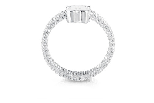 Anillo Tous Mesh De Plata