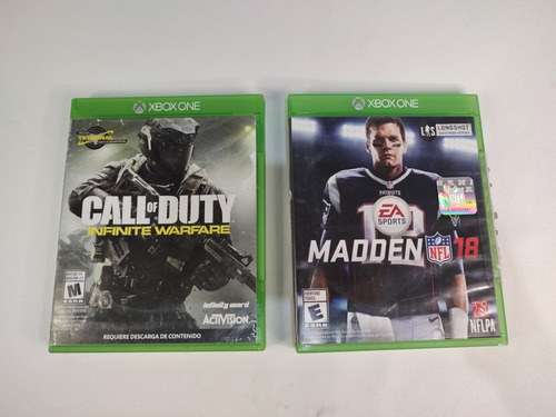 Vídeojuegos Xbox One Call Of Duty Y Madden 18 Originales