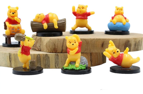 Set Mini Figuras Winnie The Pooh Muñecos Personajes