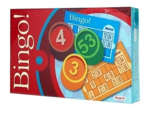 Bingo Clasico Juego De Mesa Familiar Original Nupro 